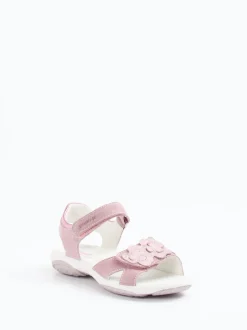 Primigi – Sandalen aus Veloursleder in Rosa