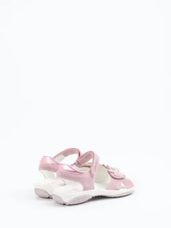 Primigi – Sandalen aus Veloursleder in Rosa
