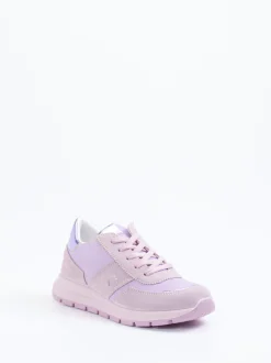 Primigi – Sneaker aus Veloursleder in Flieder