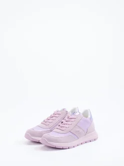 Primigi – Sneaker aus Veloursleder in Flieder
