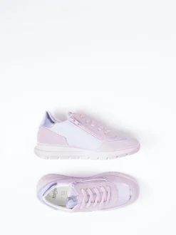 Primigi – Sneaker aus Veloursleder in Flieder