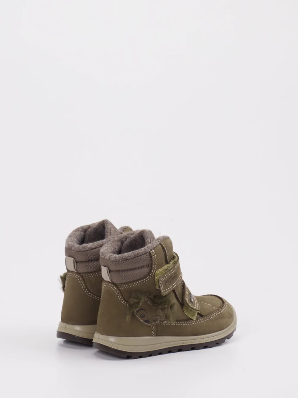Primigi – Winterboots aus Leder in Olivgrün