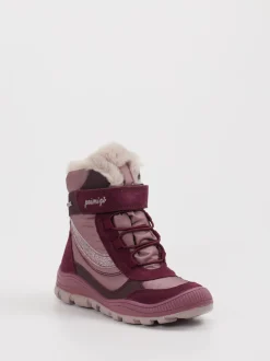 Primigi – Winterstiefel aus Leder beerenrot