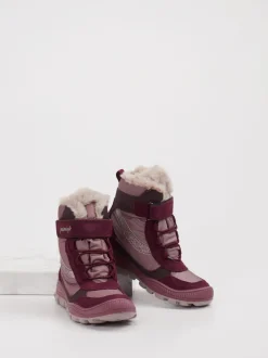 Primigi – Winterstiefel aus Leder beerenrot