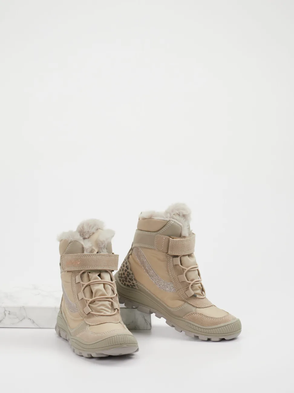 Primigi – Winterstiefel aus Leder beige