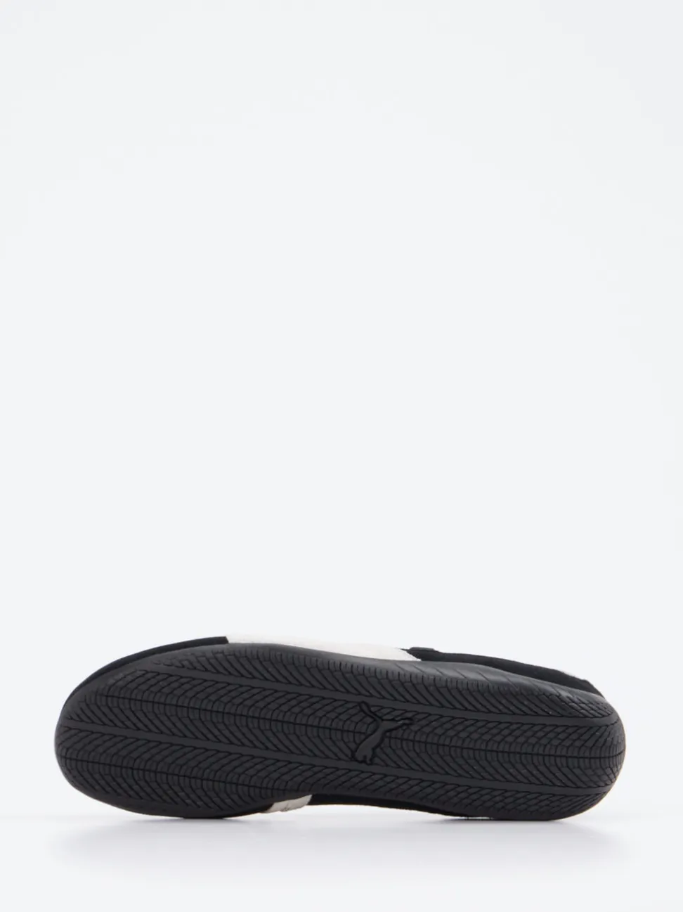 Puma – Ballerinas aus Veloursleder Schwarz