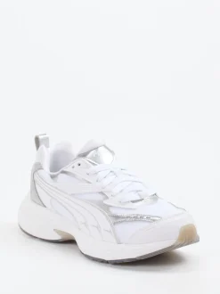 Puma – Chunky Sneaker aus Textil in Weiß