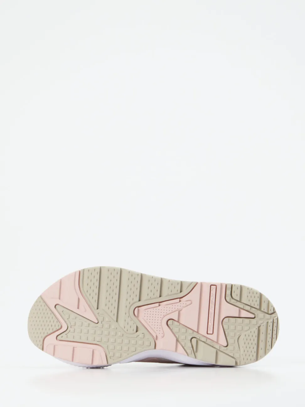 Puma – Chunky Sneaker aus Veloursleder Beige