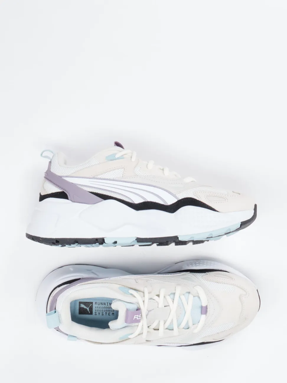 Puma – Chunky Sneaker aus Textil in Cremeweiß