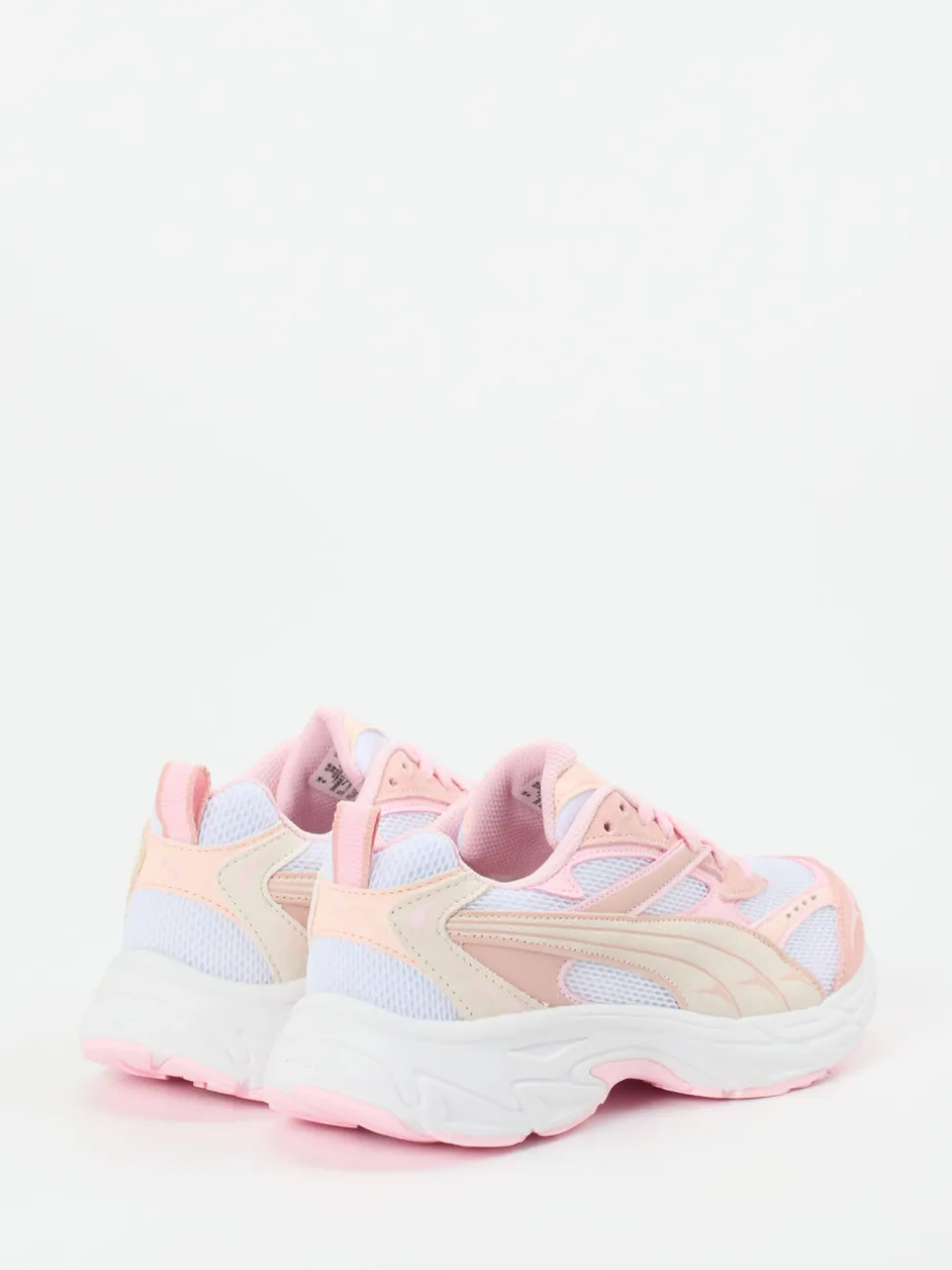 Puma – Chunky Sneaker aus Veloursleder Rosa