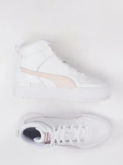 Puma – High-Top Sneaker aus Synthetikleder Weiß