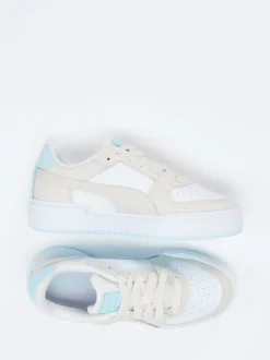 Puma – Low-Top Sneaker aus Leder in Pastelloptik