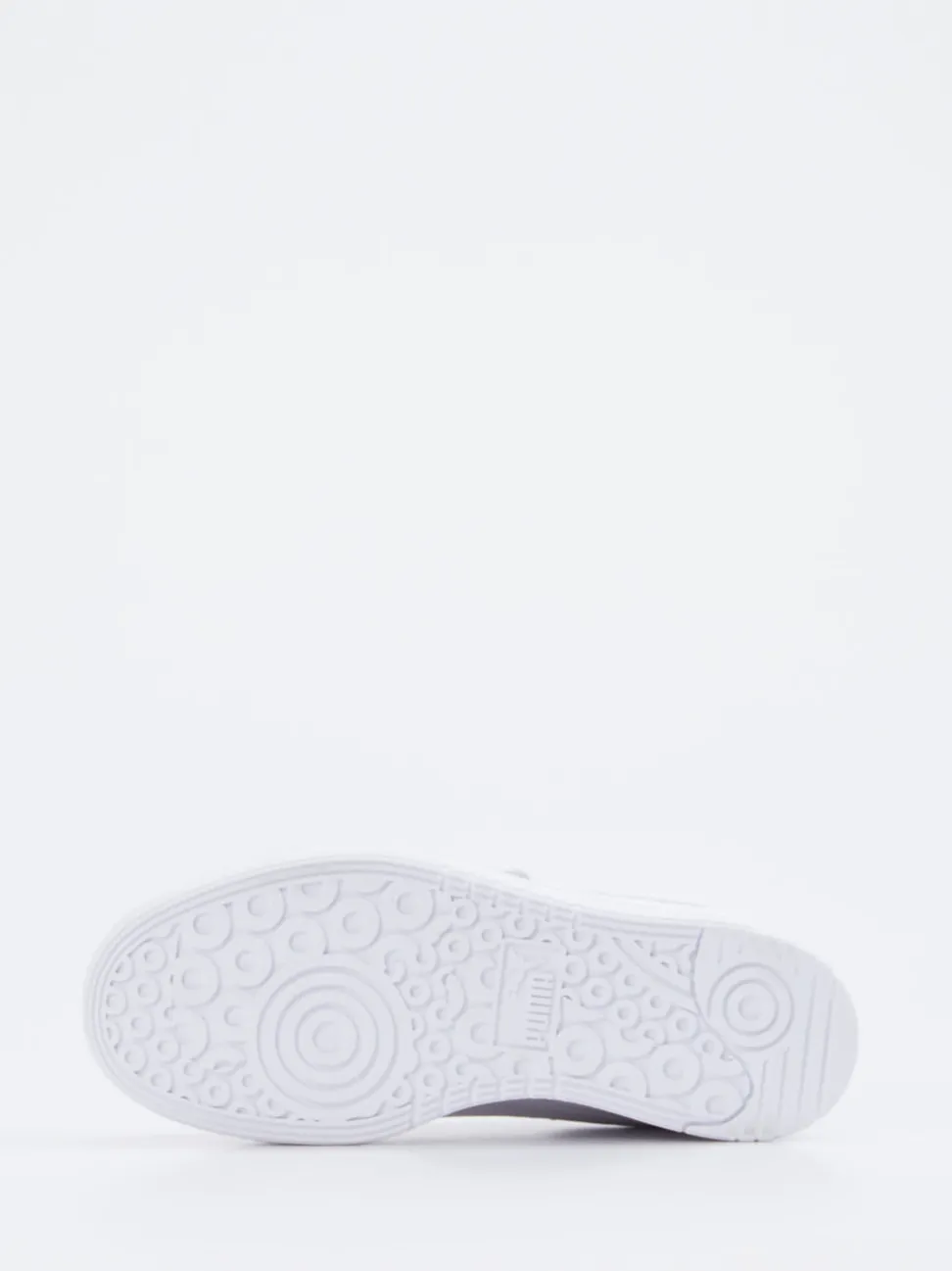 Puma – Platform Sneaker aus Glattleder Weiß