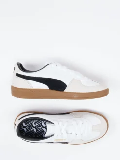 Puma – Retro-Sneaker aus Leder in Weiß