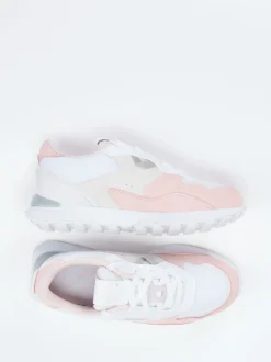 Puma – Retro-Sneaker aus Textil und Veloursleder Rosé