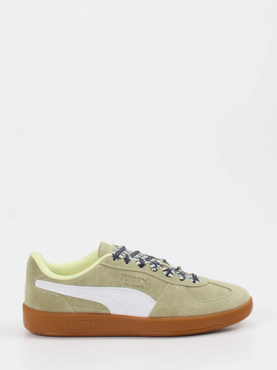 Puma – Retro-Sneaker aus Veloursleder salbeigrün