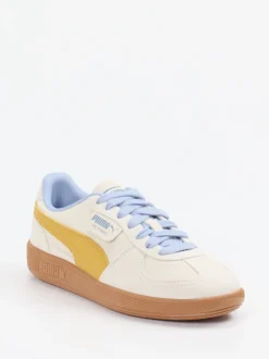 Puma – Retro-Sneaker aus Veloursleder Beige