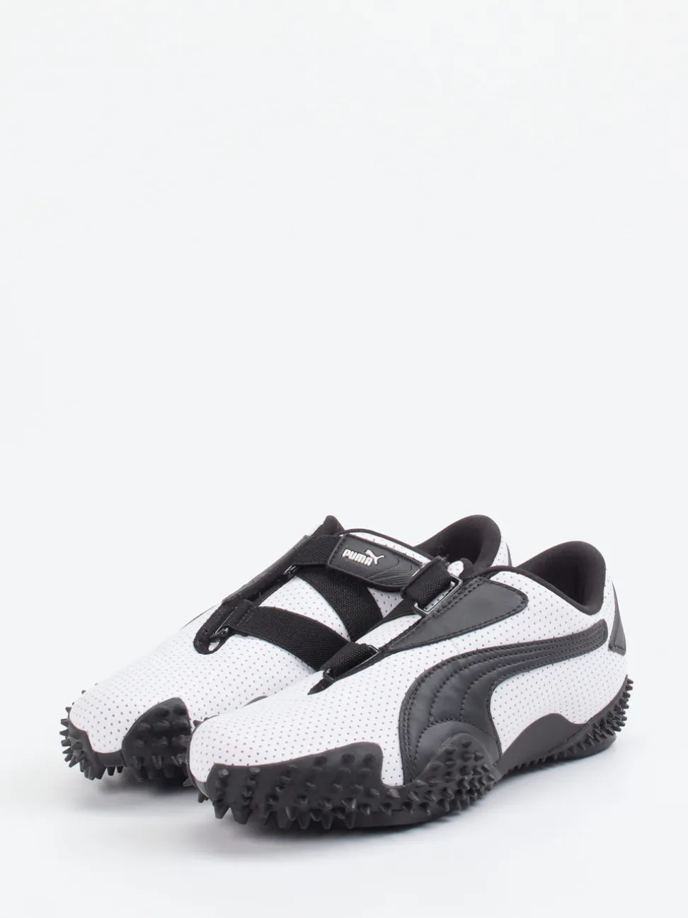 Puma – Sneaker aus Kalbleder Weiß perforiert