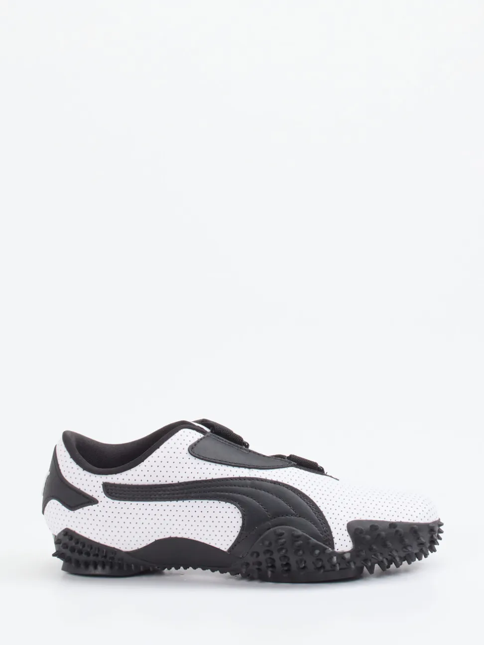 Puma – Sneaker aus Kalbleder Weiß perforiert
