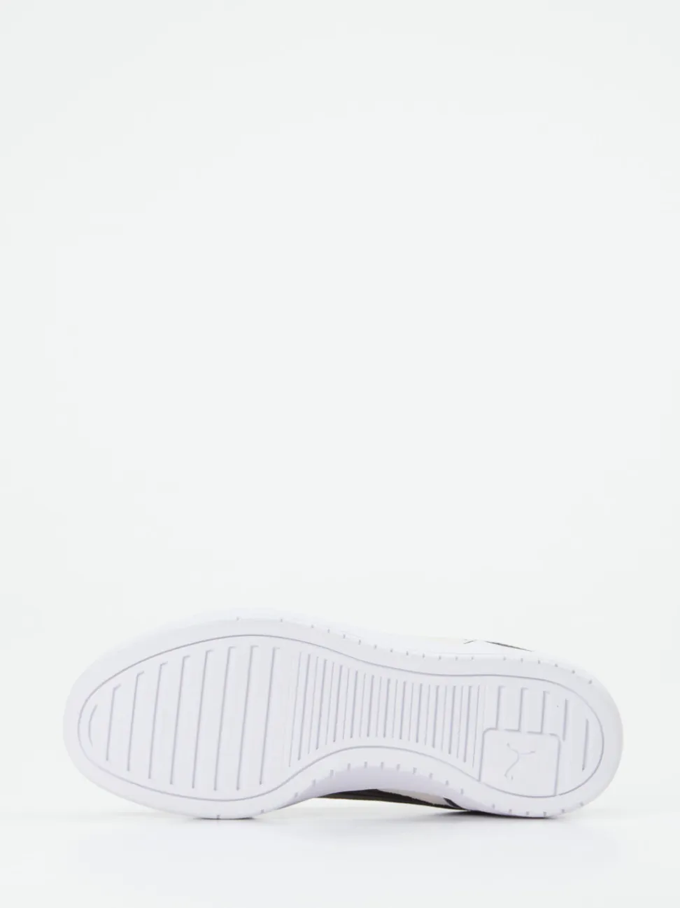 Puma – Sneaker aus Leder in Weiß mit Gold-Details