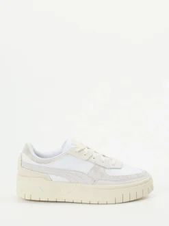 Puma – Sneaker aus Leder in Beige-Weiß