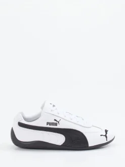 Puma – Sneaker aus Leder in Weiß mit Retro-Look