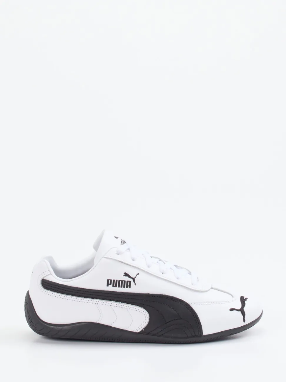 Puma – Sneaker aus Leder in Weiß mit Retro-Look