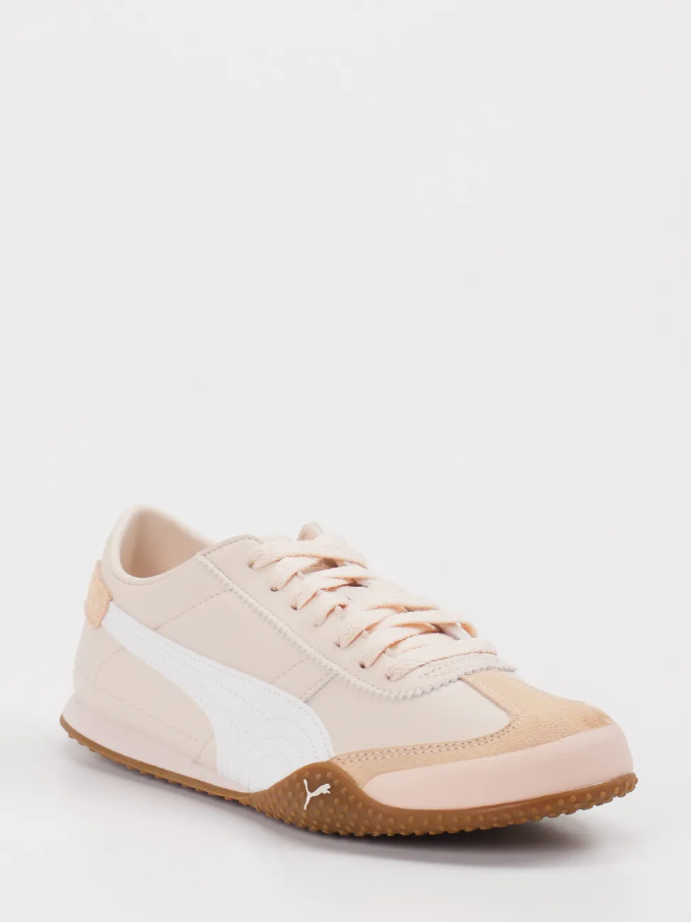 Puma – Sneaker aus Leder in Creme-Rosé