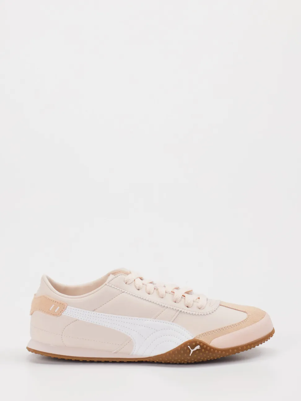 Puma – Sneaker aus Leder in Creme-Rosé