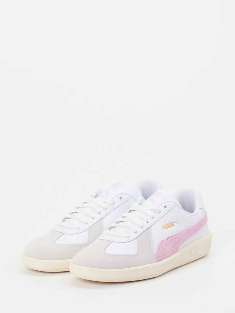 Puma – Sneaker aus Leder mit Pastellakzent