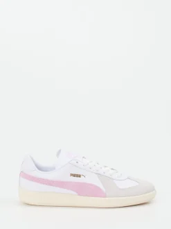 Puma – Sneaker aus Leder mit Pastellakzent