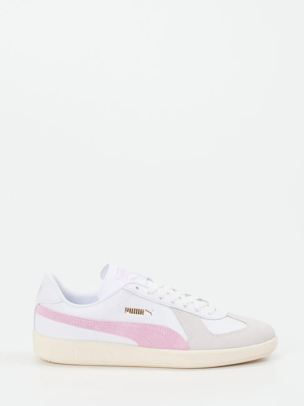 Puma – Sneaker aus Leder mit Pastellakzent
