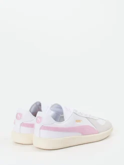 Puma – Sneaker aus Leder mit Pastellakzent