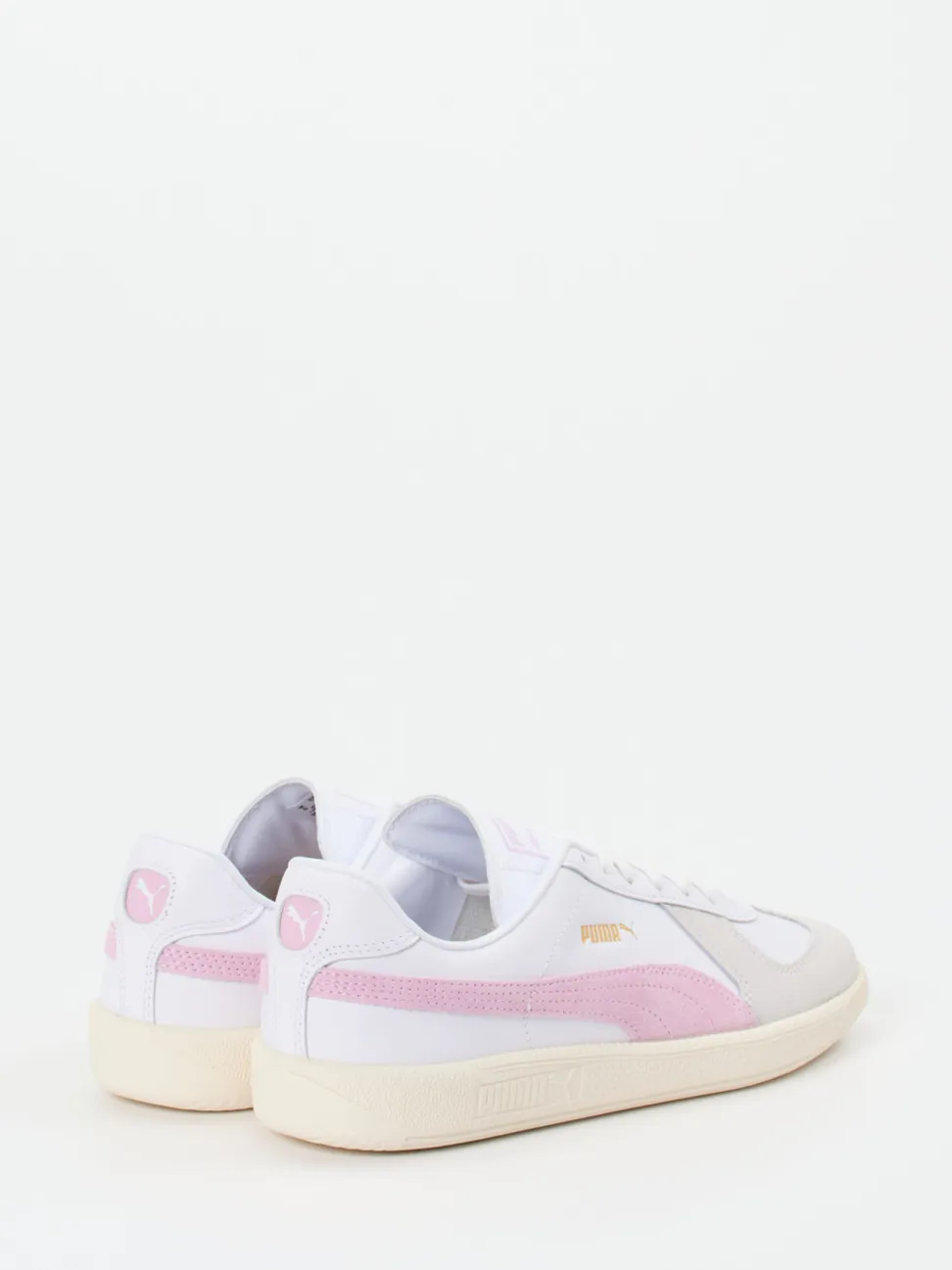 Puma – Sneaker aus Leder mit Pastellakzent