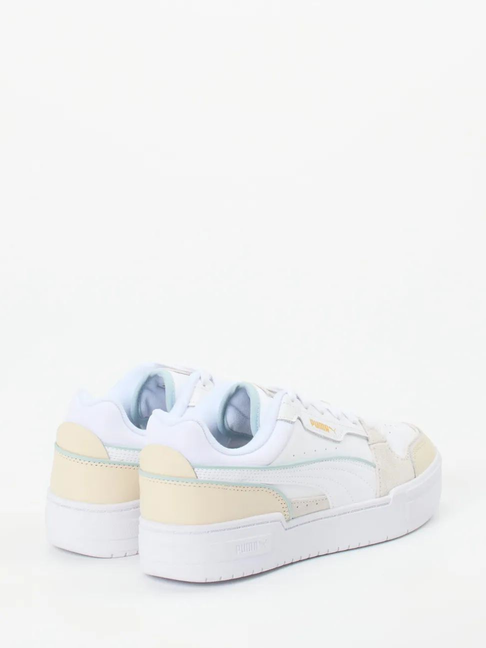 Puma – Sneaker aus Leder mit Pastellakzenten