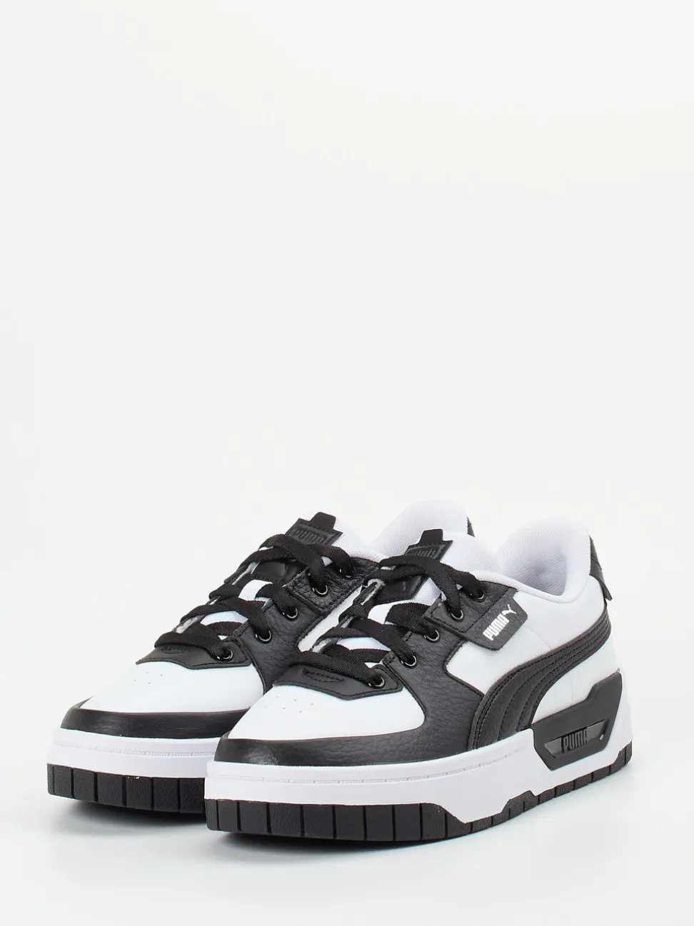 Puma – Sneaker aus Leder weiß mit Chunky-Sohle