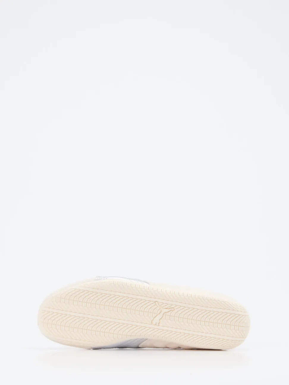 Puma – Sneaker aus Veloursleder und Mesh cremeweiß