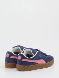 Puma – Sneaker aus Veloursleder in Dunkelblau