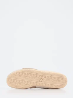 Puma – Sneaker aus Veloursleder Cremeweiß