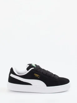 Puma – Sneaker aus Veloursleder Schwarz Retro-Look