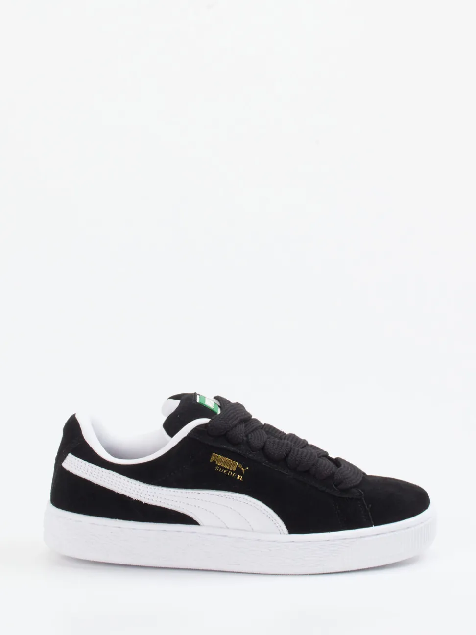 Puma – Sneaker aus Veloursleder Schwarz Retro-Look