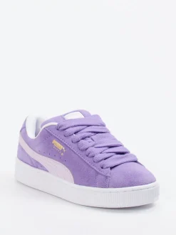 Puma – Sneaker aus Veloursleder Flieder