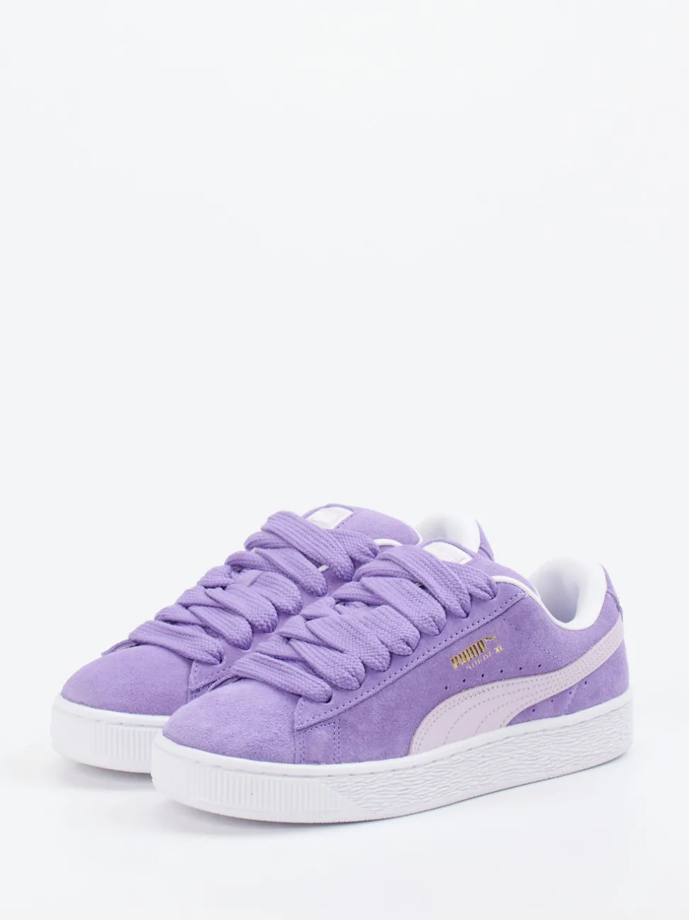 Puma – Sneaker aus Veloursleder Flieder