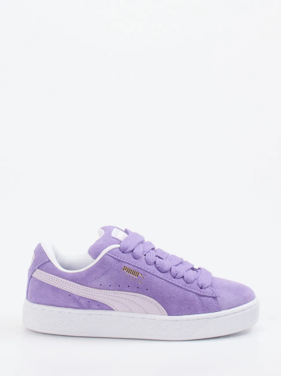 Puma – Sneaker aus Veloursleder Flieder