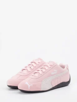 Puma – Sneaker aus Veloursleder in Rosa