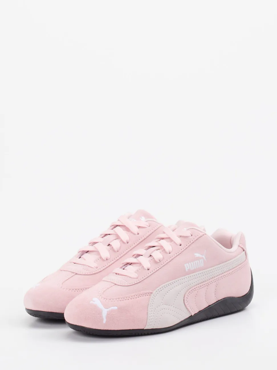 Puma – Sneaker aus Veloursleder in Rosa