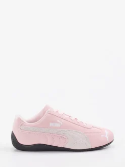 Puma – Sneaker aus Veloursleder in Rosa