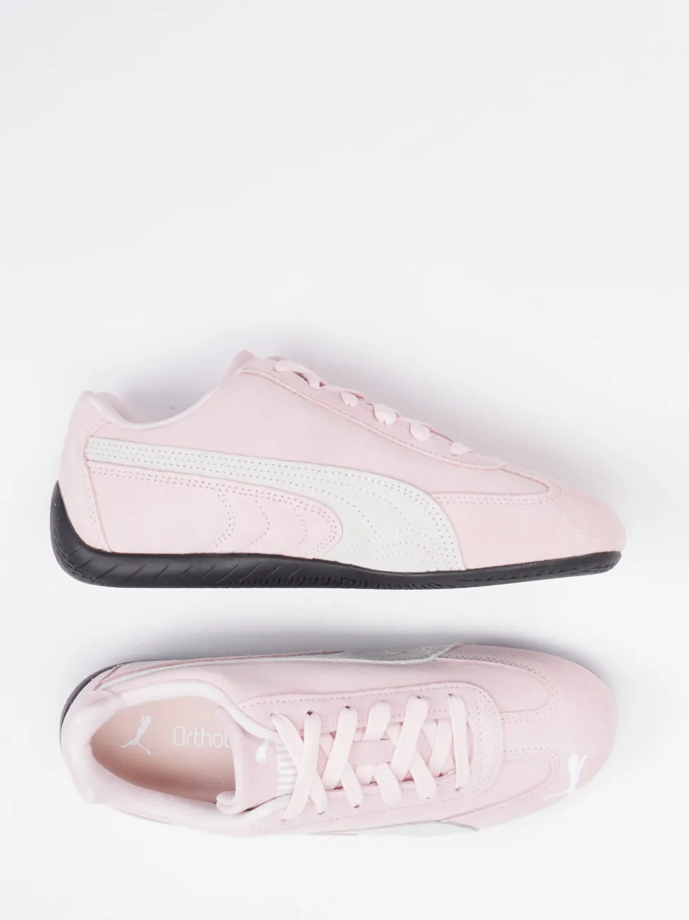 Puma – Sneaker aus Veloursleder in Rosa