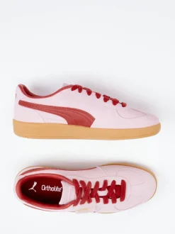 Puma – Sneaker aus Veloursleder in Rosé