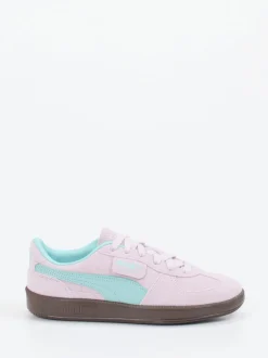 Puma – Sneaker aus Veloursleder in Pastellrosa